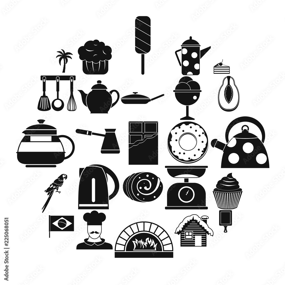 Poster tavern icons set. simple set of 25 tavern vector icons for web isolated on white background