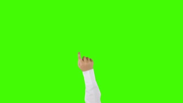 Child hands chromakey set - 9 gestures