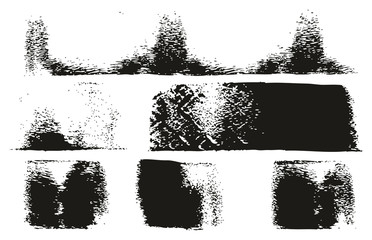 Paint Roller Lines High Detail Abstract Vector Lines & Background Set 103