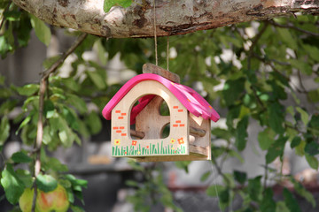 Birdhouse on the tree