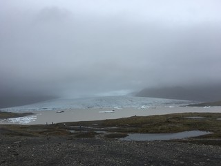 blue ice in the ocean, ice floes in iceland