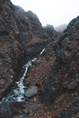 River in Mountainous canyon