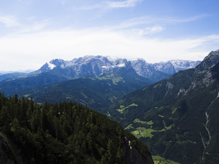 Fototapeta na wymiar Austrian alps and forest