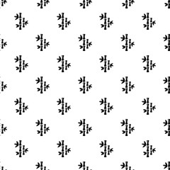 Natural bamboo pattern vector seamless repeating for any web design