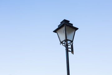 Street lamp outdoor. Old Fashioned Street Light