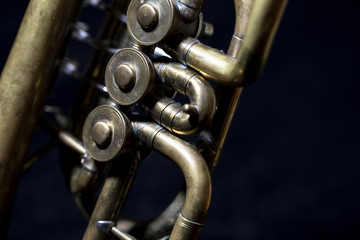 Part of a vintage soviet time cornet