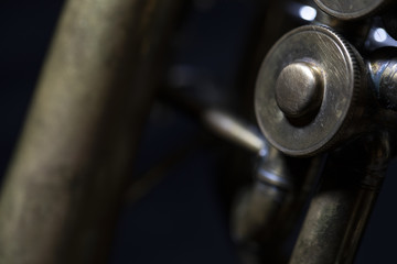 Part of a vintage soviet time cornet