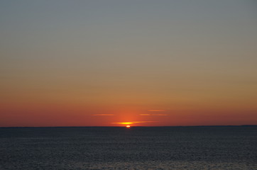 Sonnenuntergang Ostsee