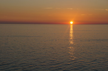 Sonnenuntergang Ostsee