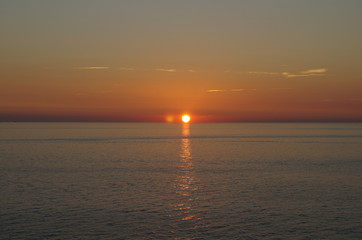 Sonnenuntergang Ostsee