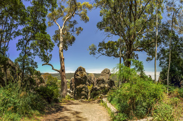 Hanging rock-a mystical place in Australia, Victoria