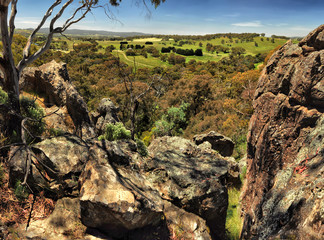 Hanging rock-a mystical place in Australia, Victoria