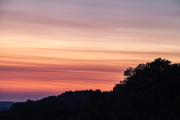 Marciac (Gers - France) - Coucher de soleil
