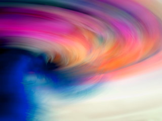 An Abstract of a Spinning Tornado, Showing the Funnel Vortex of the Fantasy Storm.