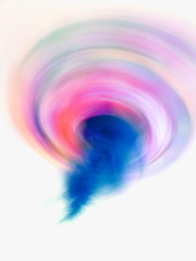 An Abstract of a Spinning Tornado, Showing the Funnel Vortex of the Fantasy Storm.