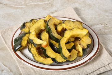 Roasted acorn squash