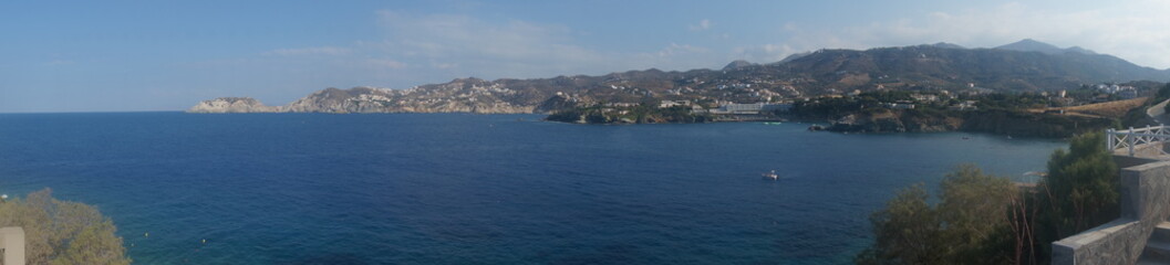 Fototapeta premium panorama agia pelagia village crete greece
