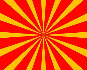 Fondo de estallido amarillo y rojo.