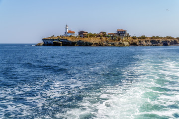 Fototapeta premium St. Anastasia Island, Black sea, Burgas Bay, Bulgaria