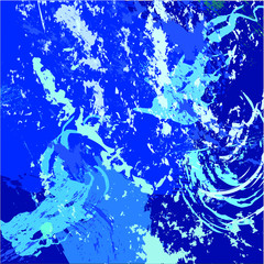 Vector abstraction in blue colors, can be used as a background or texture for works