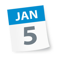 January 5 - Calendar Icon