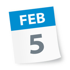 February 5 - Calendar Icon