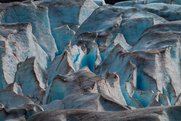 Eis des Mendenhall Gletschers