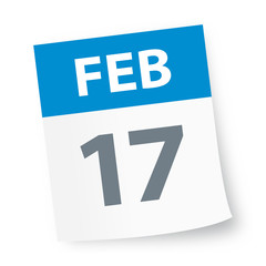 February 17 - Calendar Icon