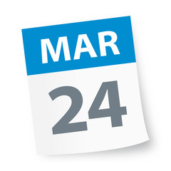 March 24 - Calendar Icon