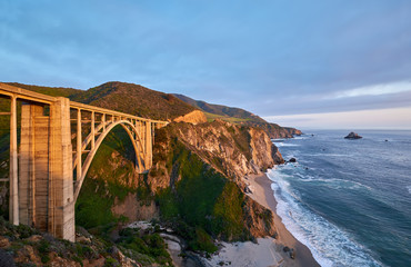 Bixby Creek Bridge on Highway 1, California