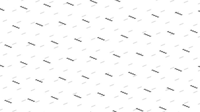 abstract modern wiggle line background loop