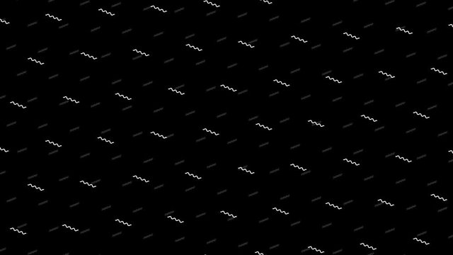 abstract modern wiggle line background loop