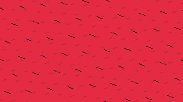 abstract modern wiggle line background loop