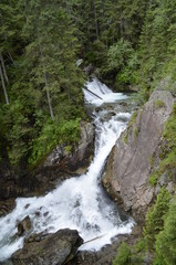 Górski wodospad - Mountain waterfall