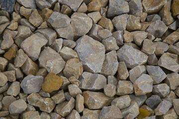 background rubble on the street