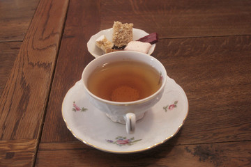 tea and candy