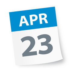 April 23 - Calendar Icon