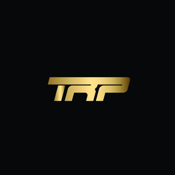 Creative and Minimal Initial Based TRP Logo Using Letters T R P