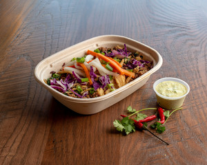 tacos bowl to go
