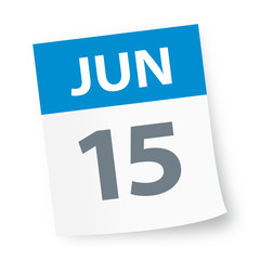June 15 - Calendar Icon