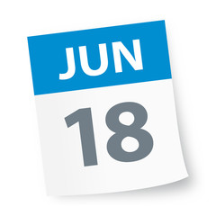 June 18 - Calendar Icon