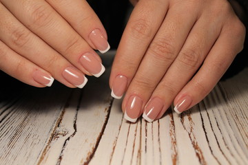 glamorous manicure of nails