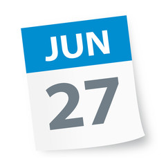 June 27 - Calendar Icon