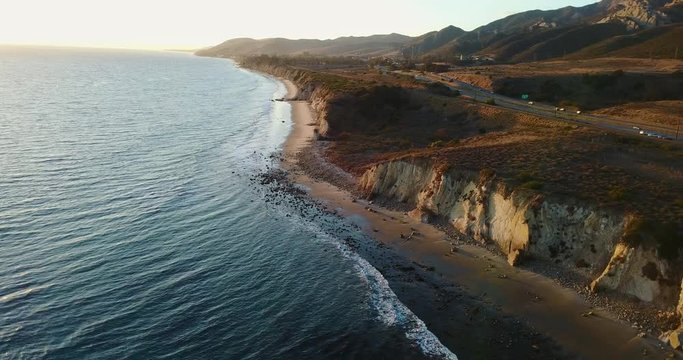 Gaviota Coast Beach Aerial