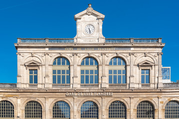 Lille, station of Lille-Flandres, facade 
