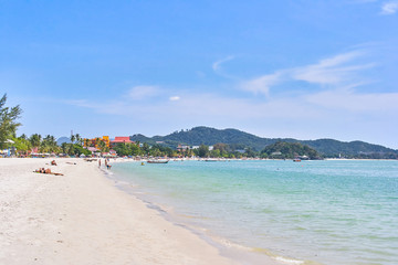 Fototapeta na wymiar Cenang Beach in Langkawi island, Malaysia