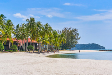 Cenang Beach in Langkawi island, Malaysia