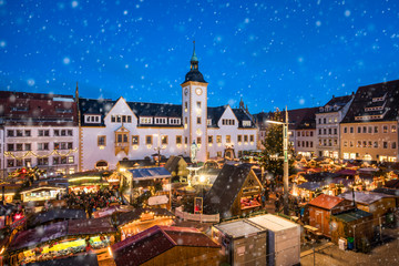 Freiberger Christmarkt, Erzgebirge, Sachsen, Deutschland