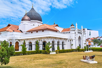 Fototapeta na wymiar Kapitan Keling Mosque in Georgetown city, Penang island, Malaysia