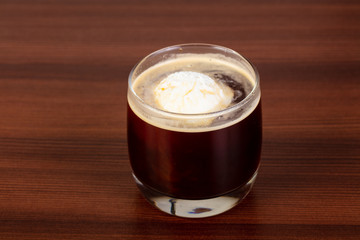 Cup an ice-cream coffee